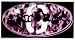 Garbage - Black, Purple & White Rectangle Logo - Sticker / Decal