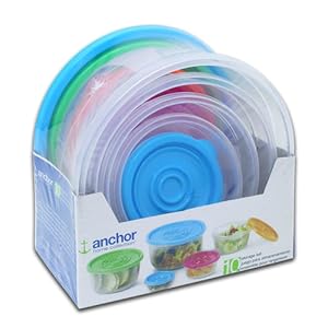 Anchor 10 Piece Storage Set with Lids