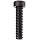 Black Nylon 6/6 Machine Screw, Fillister Head, Phillips Drive