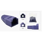 CAT 6 Purple RJ45 Snagless Boots with Strain Relief
