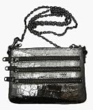 Alexis Hudson Gimlet Wallet in Gunmetal Croco