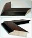 Executive Mahogany on Black Wood Frame with a Sloped Back