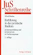 JuS-Schriftenreihe, H.9, Einf�hrung in das juristische Studium: Juristenausbildung, Juristenpraxis und Juristenfunktion im demokratischen Verfassungsstaat