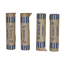The Coin-Tainer Co. Preformed Coin Wrappers, Nickel, 1000 count (20005)