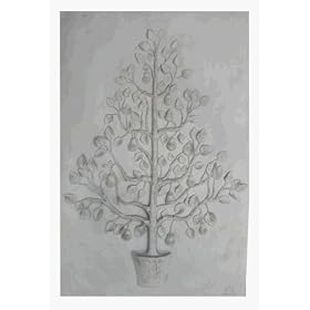 HEN-FEATHERS ESPALIER WALL SCULPTURE 95436HWDO by Hen-Feathers