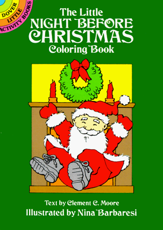 The Little Night Before Christmas Coloring Book (Dover Little Activity Books)