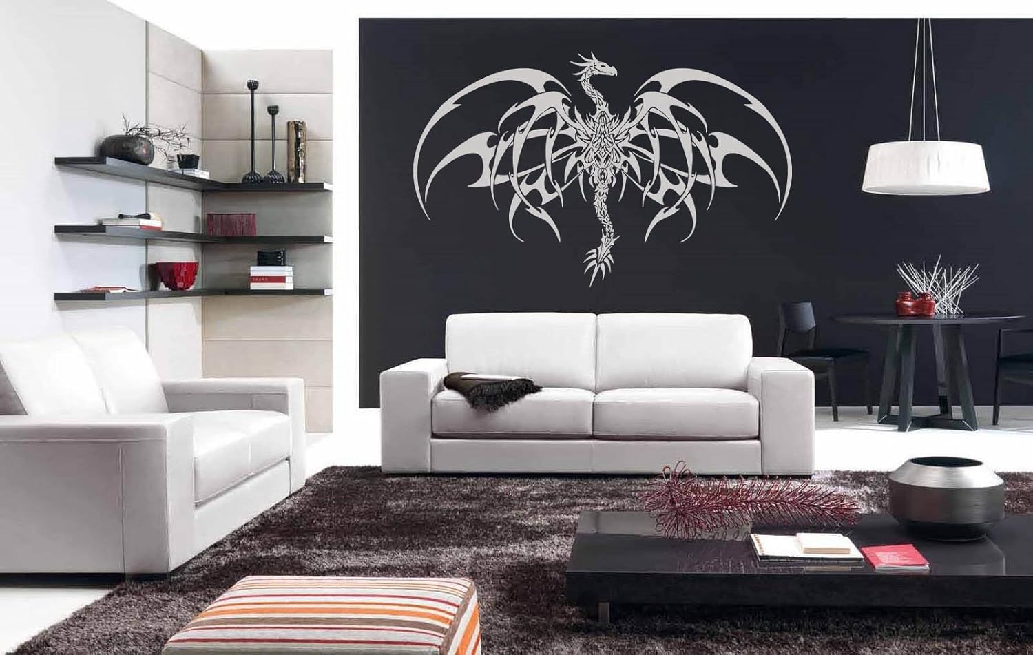 Beautiful Dragon Wall Decals Easy To Apply and Remove