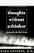 Thoughts without a Thinker: Psychotherapy from a Buddhist Perspective