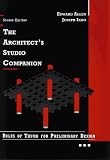 The Architect's Studio Companion: Rules of Thumb for Preliminary Design