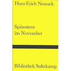 Sp�testens im November: Roman (Bibliothek Suhrkamp)
