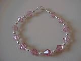 Bicones Are Forever Bracelet (Pink)
