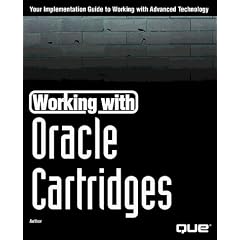 Working With Oracle Cartridges
