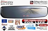 Microfuzion Elite GPS Mirror Safety Camera Warning System - Detects All Speed Cameras and Includes Free Speed Camera Updates For Life