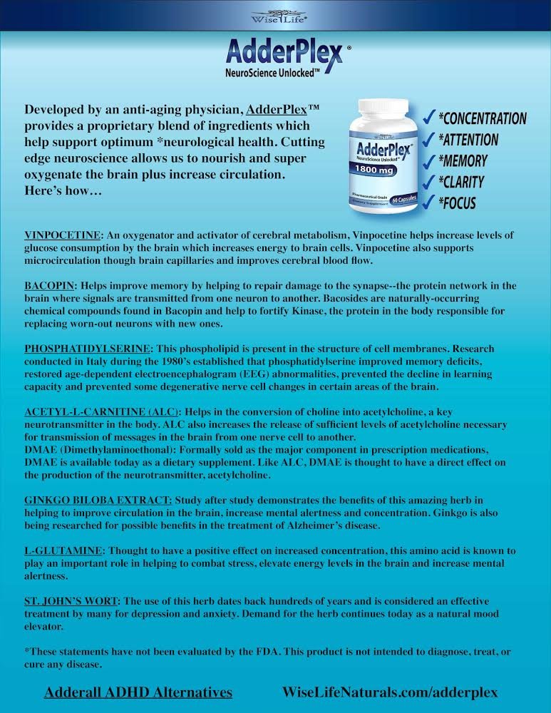 Amazon.com: Adderplex to Improve Focus, Added Attention, Mood ... Amazon.com: Adderplex to Improve Focus, Added Attention, Mood ...