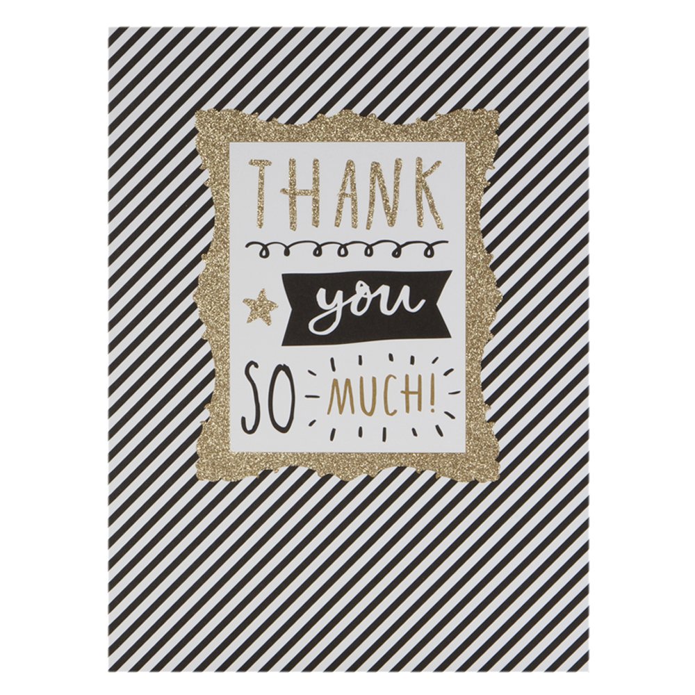 Hallmark Thank You Greeting Card 'Sending Big Thanks' Large eBay