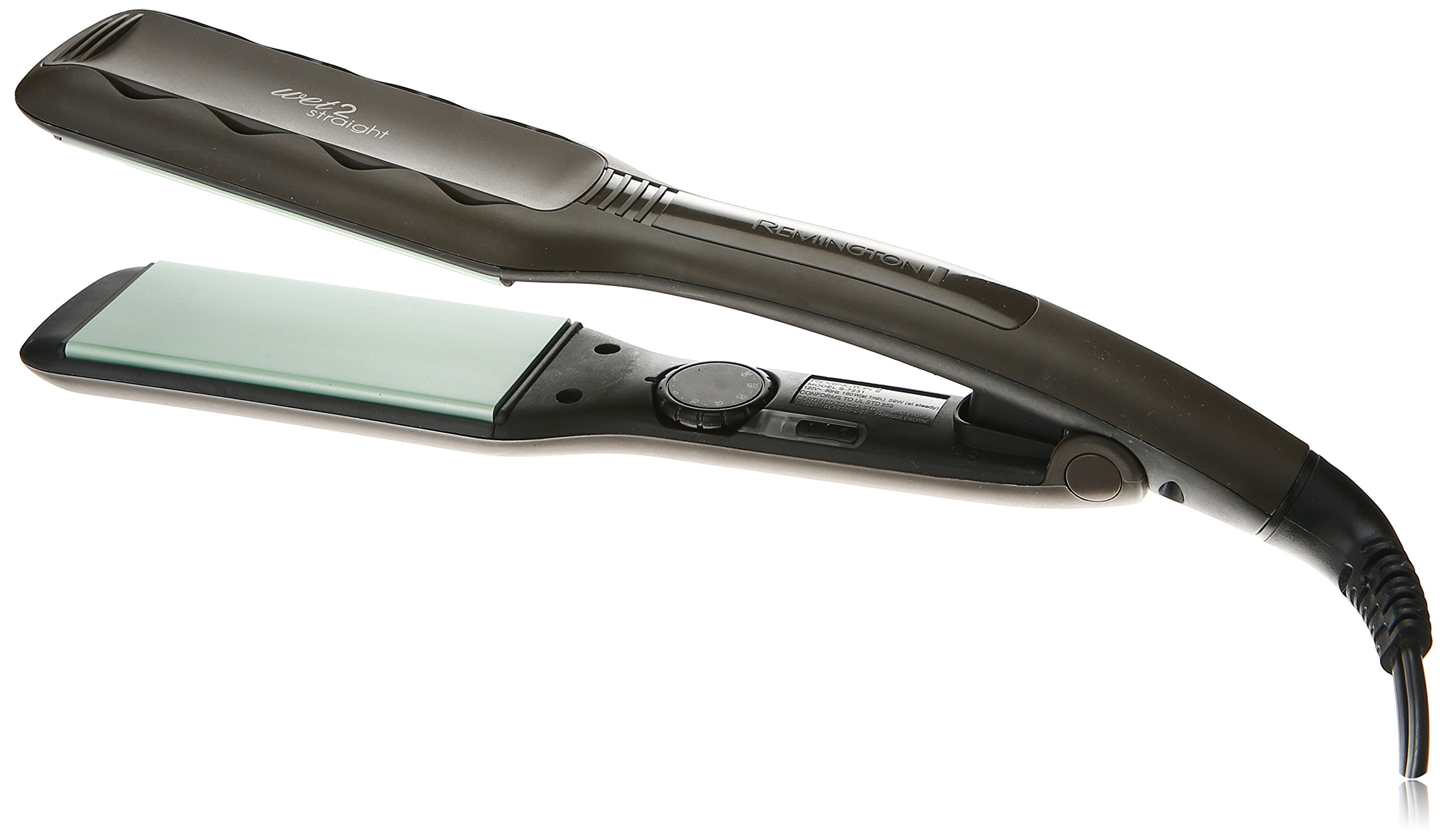 Remington Wet to Straight Straightener 2Inch Black Ceramic Plates