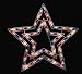 Penn 661/367315 - 18 Inch Shimmering Star Window Decoration - Red-White-Blue