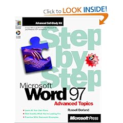 Microsoft Word 97 Step by Step: Advanced Topics (Step By Step (Microsoft Pr))