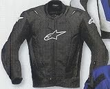 ALPINESTARS RC-1 LEATHER JACKET BLACK 48 3105071048