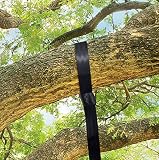 PREMIUM - EXTRA LONG - EASY-HANG SWING STRAP - 1000 lbs. Single 10 ft. Strap Plus Carabiner - The Safest, Easiest Way to Hang Any Swing for Your Kids or GrandKids - Satisfaction Guaranteed! (BLACK)