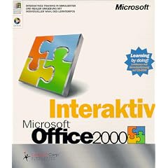 Microsoft Office 2000 Interaktiv, 1 CD-ROM Interaktives Training in simulierter und realer Umgebung mit individueller Wahl des Lerntempos. L�uft unter Windows 95/98/NT 4.0 mit Internet Explorer ab 4.0
