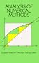 Analysis of Numerical Methods (Dover Books on Mathematics)