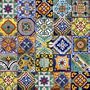 400 Mexican Talavera 4"x 4" ceramic tile Mix