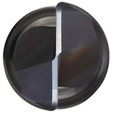 Niagara Cutter A245R Carbide Corner Radius End Mills, Inch, TiCN Finish, Roughing and Finishing Cut, 45 Degree Helix, For Use With Aluminum, Non-Ferrous Metals