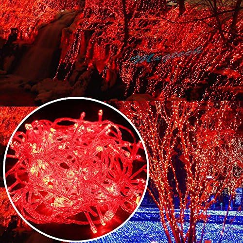 New 10M 100LED Christmas Wedding Xmas Party Decor Outdoor Fairy String Light Lamp "Color Red" Set 019