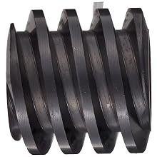 Martin WG12D Worm, Double Lead, 14.5° Pressure Angle, High Alloy Steel, Inch, 1.125" Face, 5/8" Bore Diameter, 1" Pitch Diameter