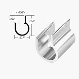 C.R. LAURENCE 3800642 CRL Brite Silver 1110 Universal Post
