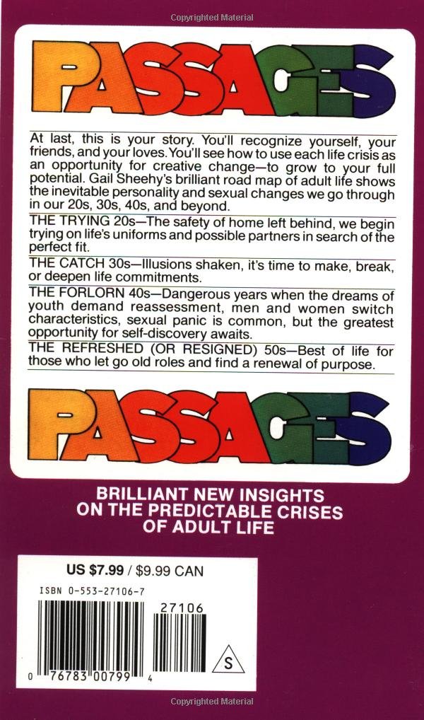 Passages: Predictable Crises of Adult Life: Gail Sheehy ...