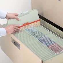Smead Pressboard Folder, Letter, 1/3 Cut Tab, 2-Inch Expansion, 25 Each Per Box (13234)