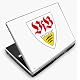 Design Skins Folie für IBM Lenovo 3000 c200 Notebook - VFB Stuttgart Skin