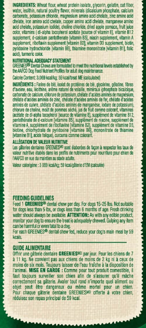 Amazon.com : GREENIES Dental Chews Petite Treats for Dogs - Treat ...