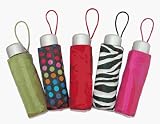 Purse Size - Little Womens Umbrella in JINGLE BELLS Gift Box by Totes Isotoner
