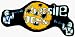 Beastie Boys - Intergalactic Moon Logo with Astronauts - Large Jumbo Vinyl Sticker / Decal Image