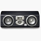 JBL LC1 3-Way, High Performance Dual 5 -1/4-Inch Center Channel Loudspeaker (Black)
