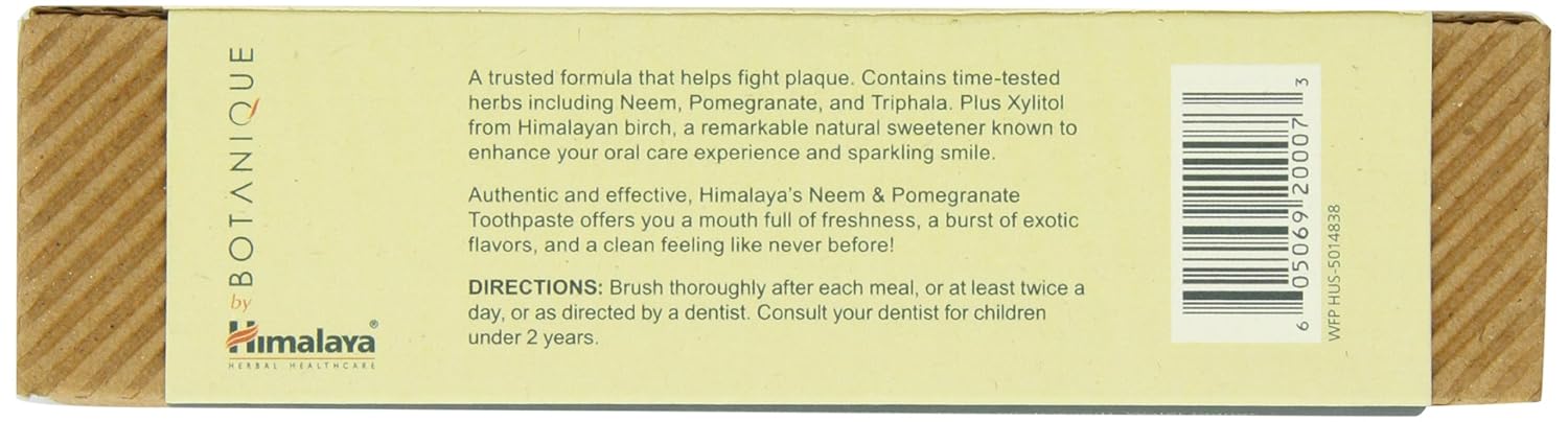Amazon.com: Himalaya Herbal Healthcare Neem & Pomegranate ...