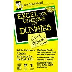 Excel for Windows for Dummies Quick Reference