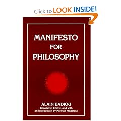 Manifesto for Philosophy: Followed by Two Essays: "the (Re)Turn of Philosophy Itself" and "Definition of Philosophy" (Suny Series, Intersections, Philosophy and Critical Theory)