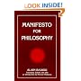 Manifesto for Philosophy: Followed by Two Essays: "the (Re)Turn of Philosophy Itself" and "Definition of Philosophy" (Suny Series, Intersections, Philosophy and Critical Theory)