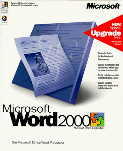 Microsoft Word 2000 Upgrade