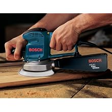 Bosch 3727DEVS 3.3 Amp 6-Inch Hook-and-Loop Random-Orbit Variable-Speed Sander/Polisher with Dust Canister
