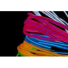 Fortune Products ELFW-5-2W Electroluminescent Flash Wire, 5mm Diameter x 2 yd Length, White