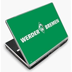 Design Skins f�r Apple PowerBook G4 17 Zoll - Werder Bremen gr�n Design Folie