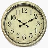 Infinity Instruments Deville - White (Antique) Resin Wall Clock