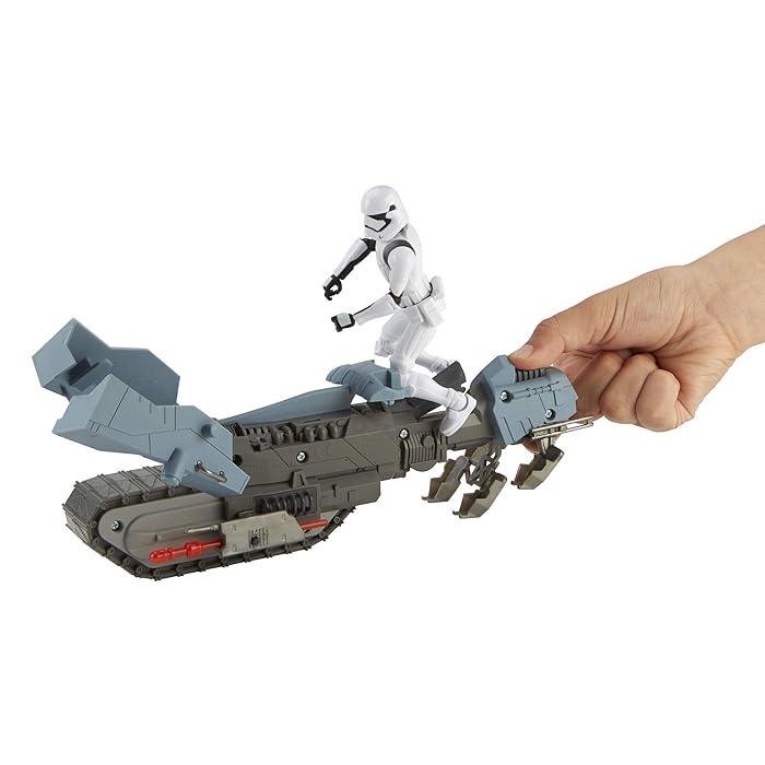 Hasbro Star Wars Galaxy of Adventures Series—E3030 First Order Driver and Treadspeeder(Star Wars Ⅸ:The Rise of Skywalker)