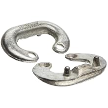 CM M615G Carbon Steel Electro GalvanizedConnecting Link, 5/16" Trade, 1900 lbs Working Load Capacity, (Pack of 10)