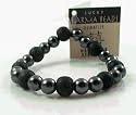 Lucky Karma Bracelet with Hematite for Happiness & Strength